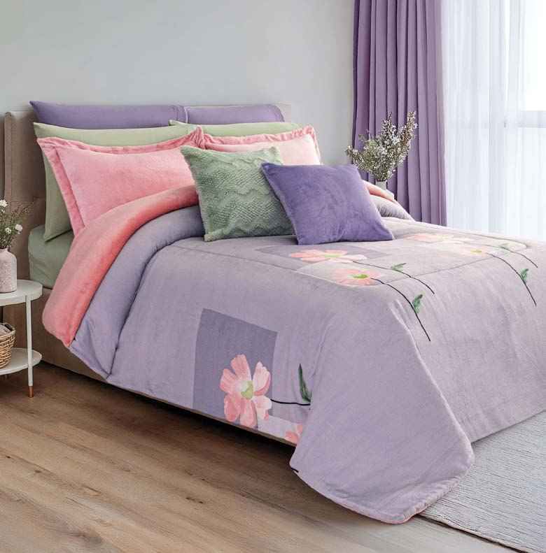 Par de Fundas Velvet Rosa — foto de catálogo Concord
